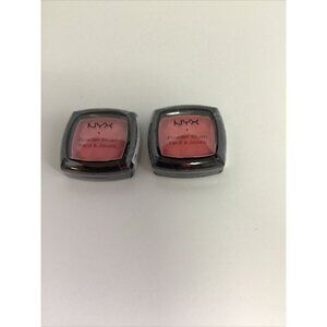 Lot of 2 NYX Professional Makeup Powder Blush 0.14oz PB06 & PB26 New Sealed